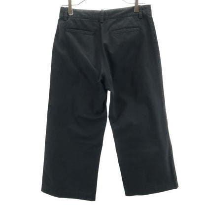 Y's Made in Japan Wide Cotton Pants Black Size 1