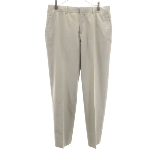 HERMES Italian-made Cotton Casual Pants Gray