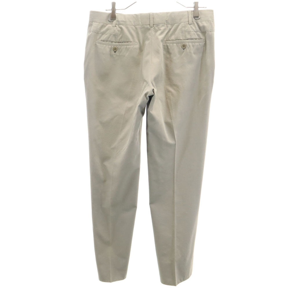 HERMES Italian-made Cotton Casual Pants Gray