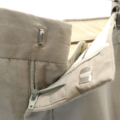 HERMES Italian-made Cotton Casual Pants Gray