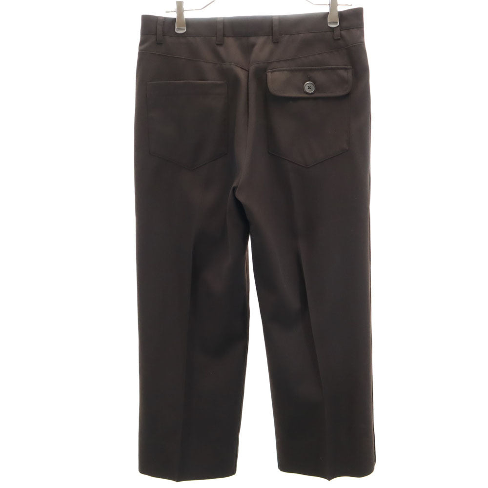 PRADA Italian Piped Wool Pants Brown Size 46