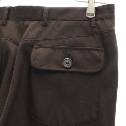 PRADA Italian Piped Wool Pants Brown Size 46