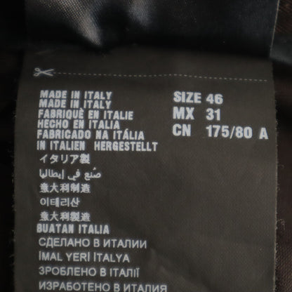 PRADA Italian Piped Wool Pants Brown Size 46