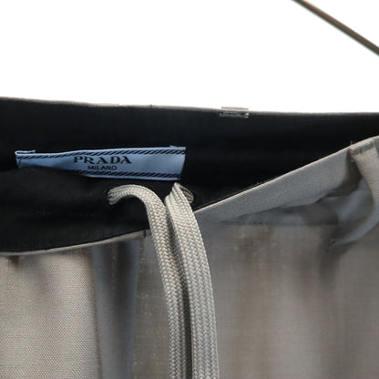 PRADA Mohair Wool Blend Pants Gray Size 38S