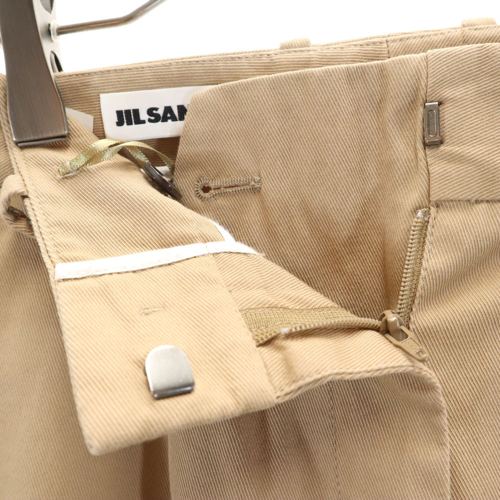 JIL SANDER Italian Cotton Pants Beige Size 32