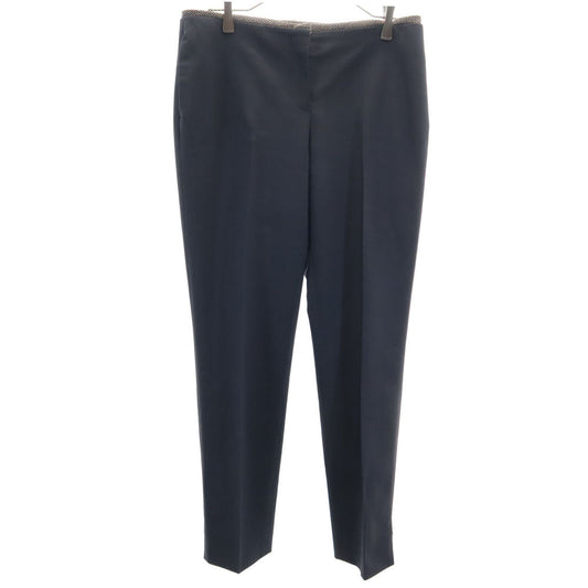 JIL SANDER Wool Blend Slacks Navy Size 36