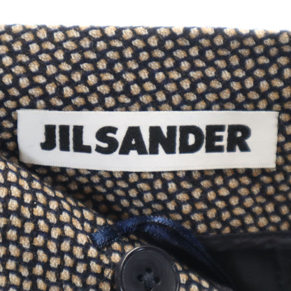 JIL SANDER Wool Blend Slacks Navy Size 36