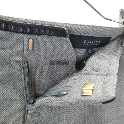 GUCCI Italian Made Slacks Pants Gray Size 40