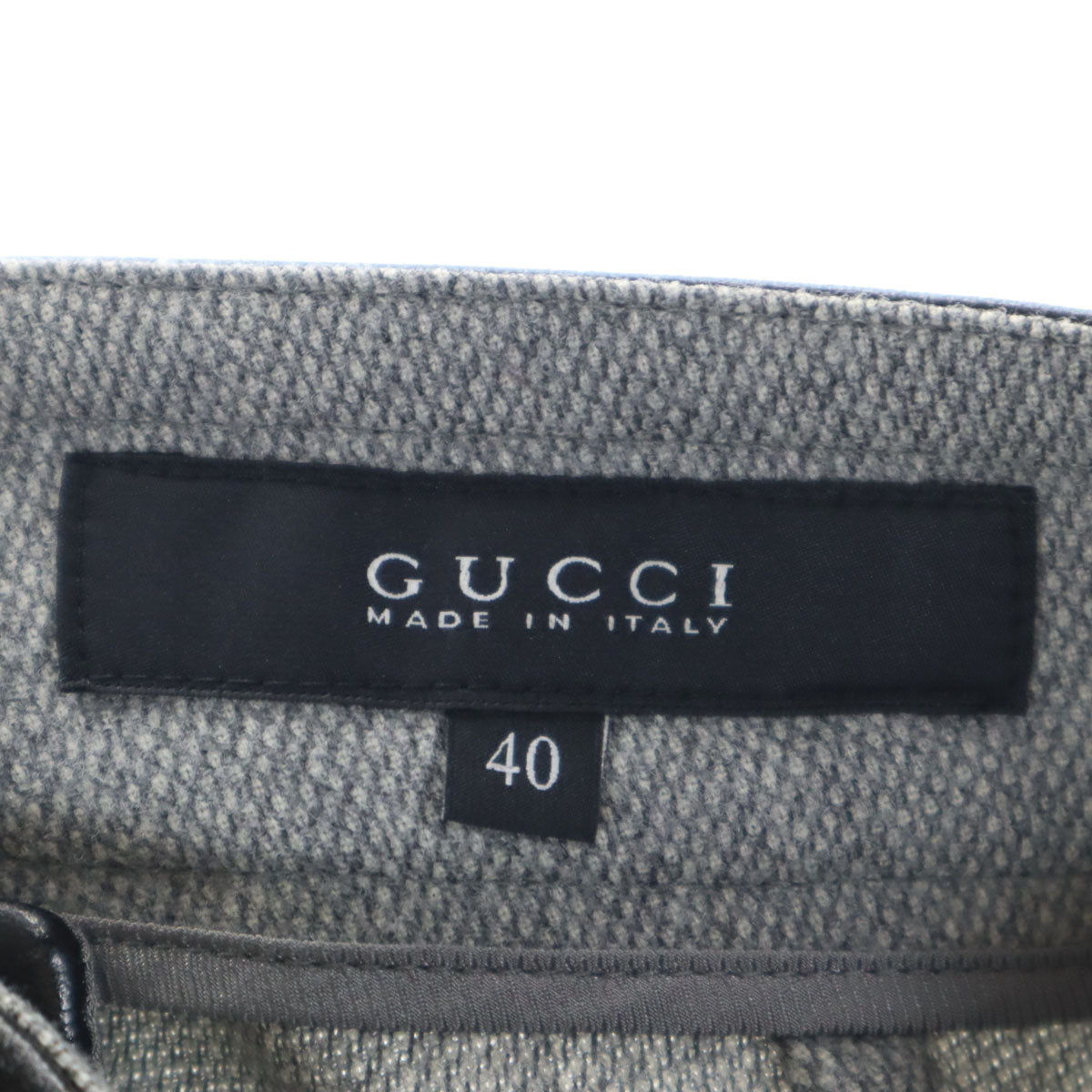GUCCI Italian Made Slacks Pants Gray Size 40