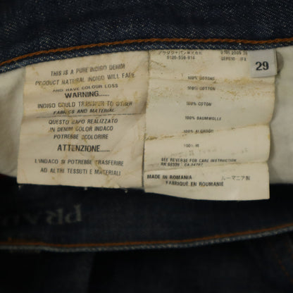 PRADA Button Fly Denim Blue Size W29