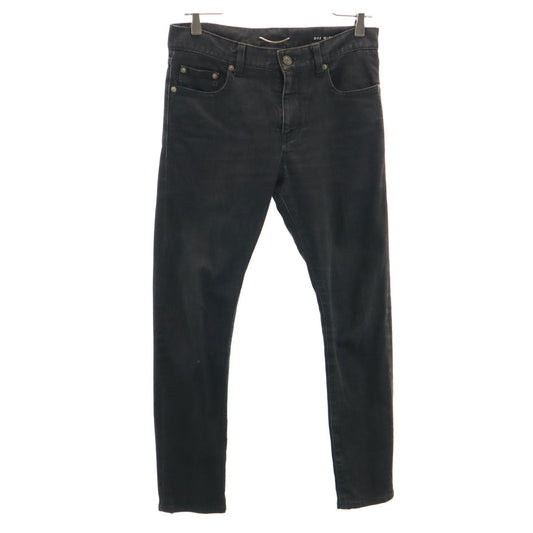 SAINT LAURENT Japanese-Made Black Denim Size W29