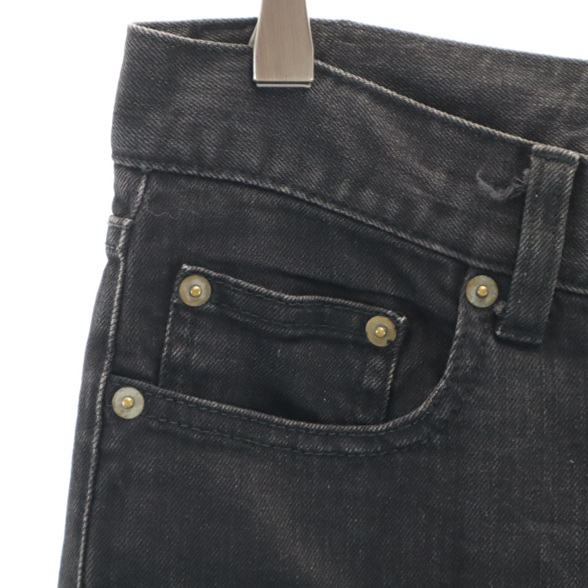 SAINT LAURENT Japanese-Made Black Denim Size W29