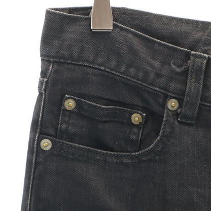 SAINT LAURENT Japanese-Made Black Denim Size W29