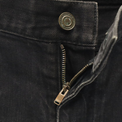 SAINT LAURENT Japanese-Made Black Denim Size W29
