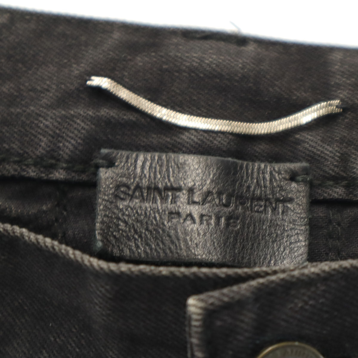 SAINT LAURENT Japanese-Made Black Denim Size W29