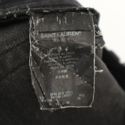 SAINT LAURENT Japanese-Made Black Denim Size W29