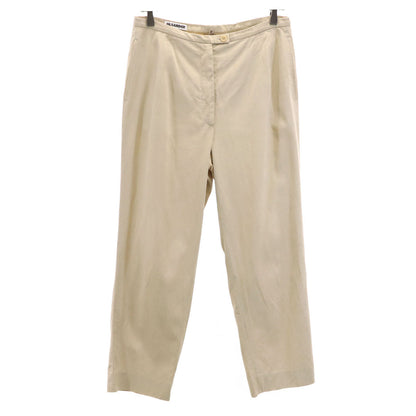 JIL SANDER Beige Cotton Pants Size 38