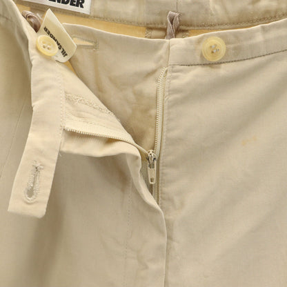 JIL SANDER Beige Cotton Pants Size 38