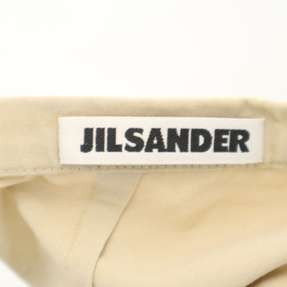 JIL SANDER Beige Cotton Pants Size 38