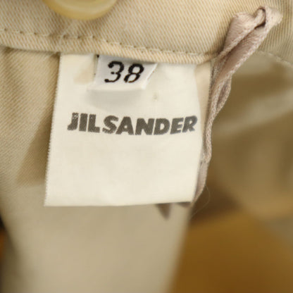 JIL SANDER Beige Cotton Pants Size 38