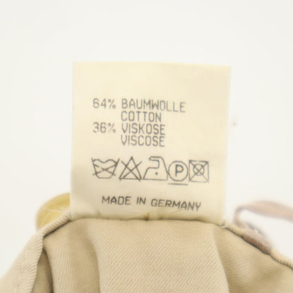 JIL SANDER Beige Cotton Pants Size 38