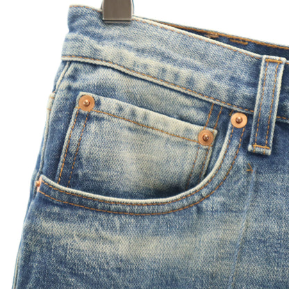 GUCCI Italian-made Distressed Jeans Black Size 26