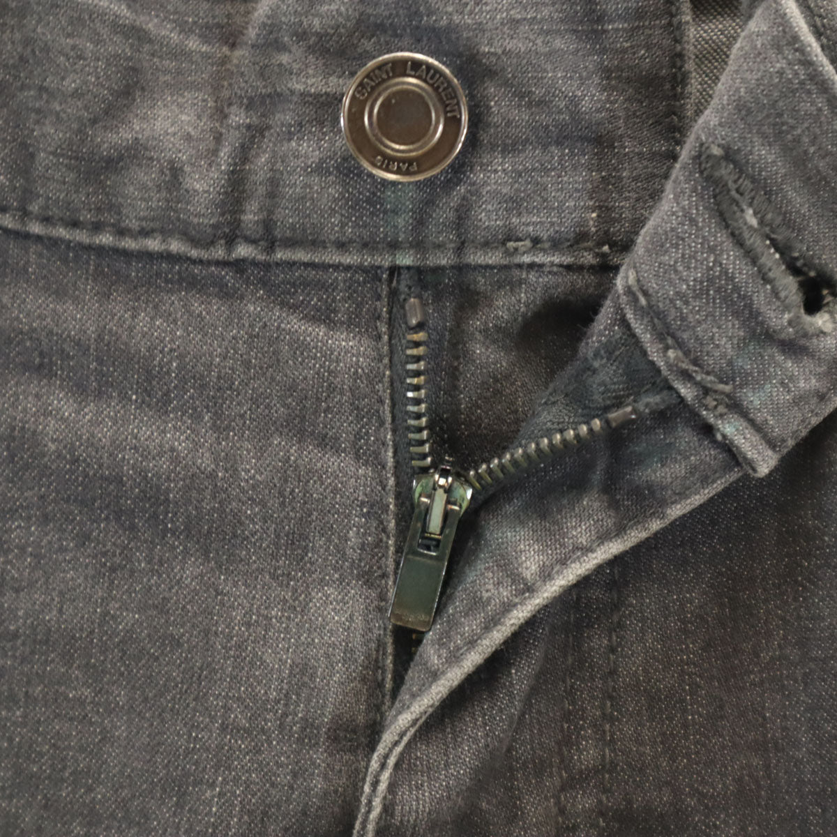 SAINT LAURENT Japanese-Made Gray Denim Size W29