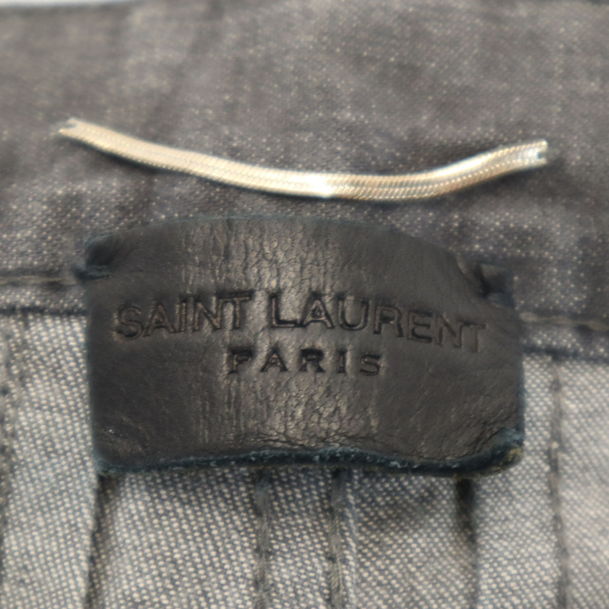 SAINT LAURENT Japanese-Made Gray Denim Size W29