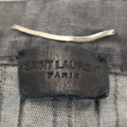 SAINT LAURENT Japanese-Made Gray Denim Size W29
