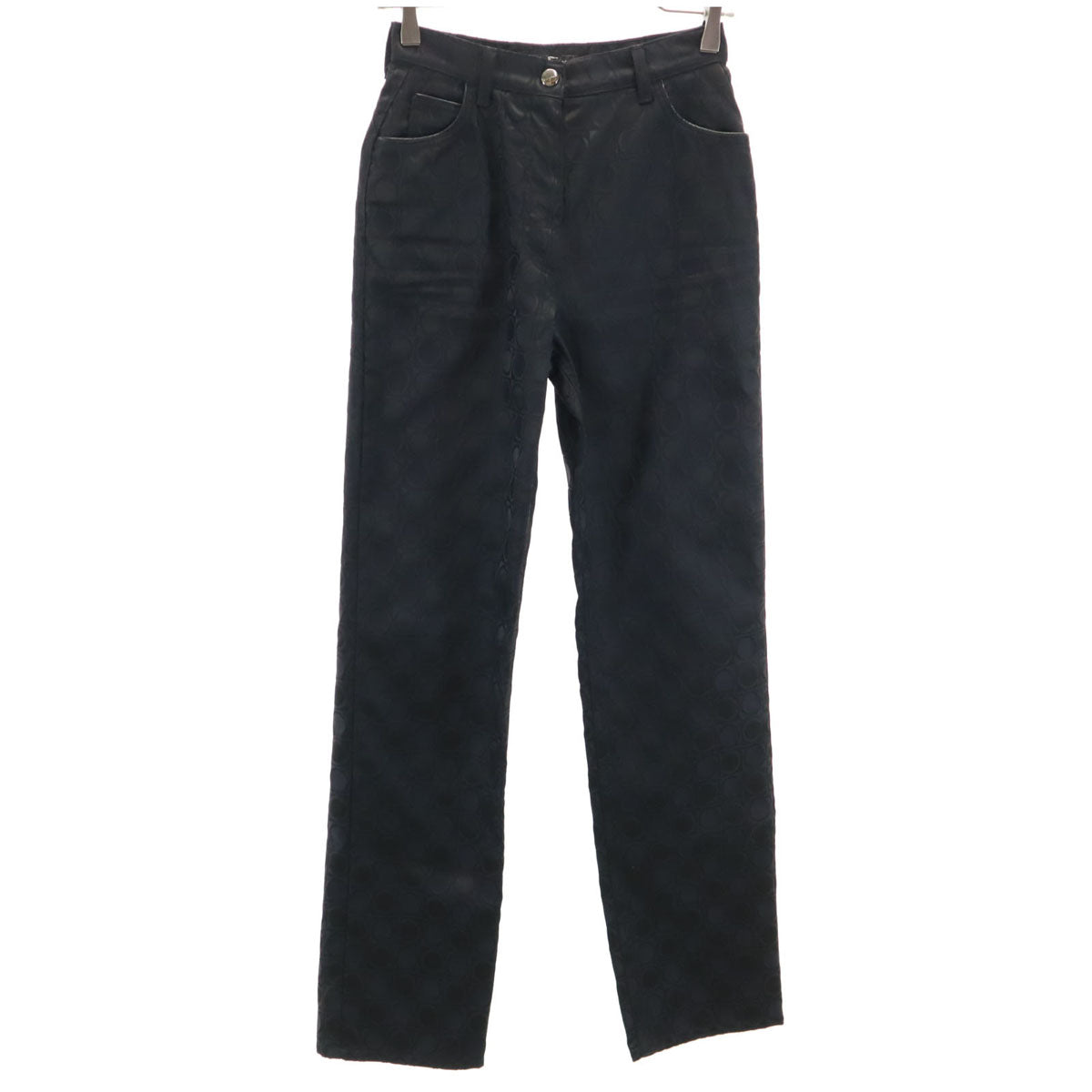 SalvatoreFerragamo Italian Patterned Pants Black Size 38