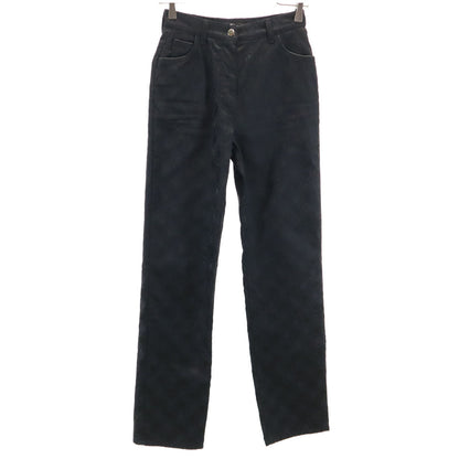 SalvatoreFerragamo Italian Patterned Pants Black Size 38