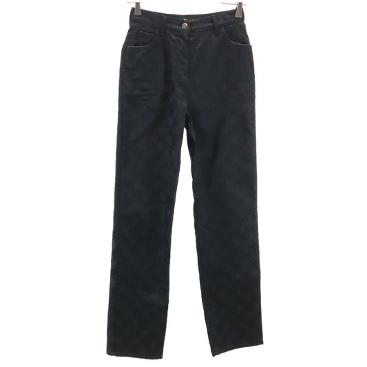 SalvatoreFerragamo Italian Patterned Pants Black Size 38