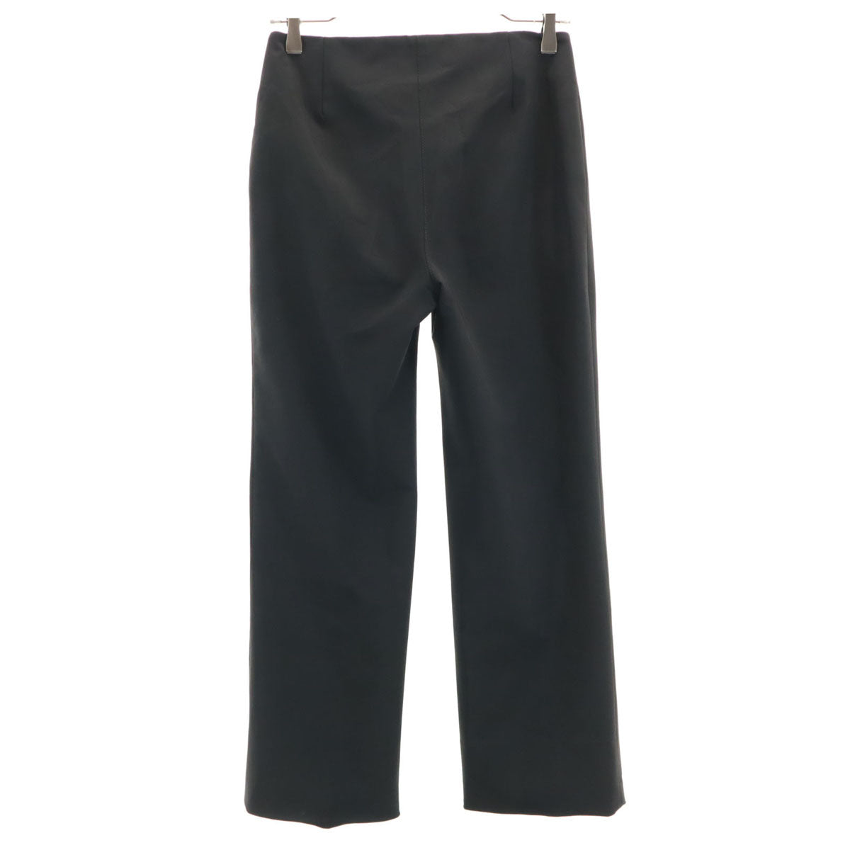 PRADA Italian Nylon Pants Black Size 42
