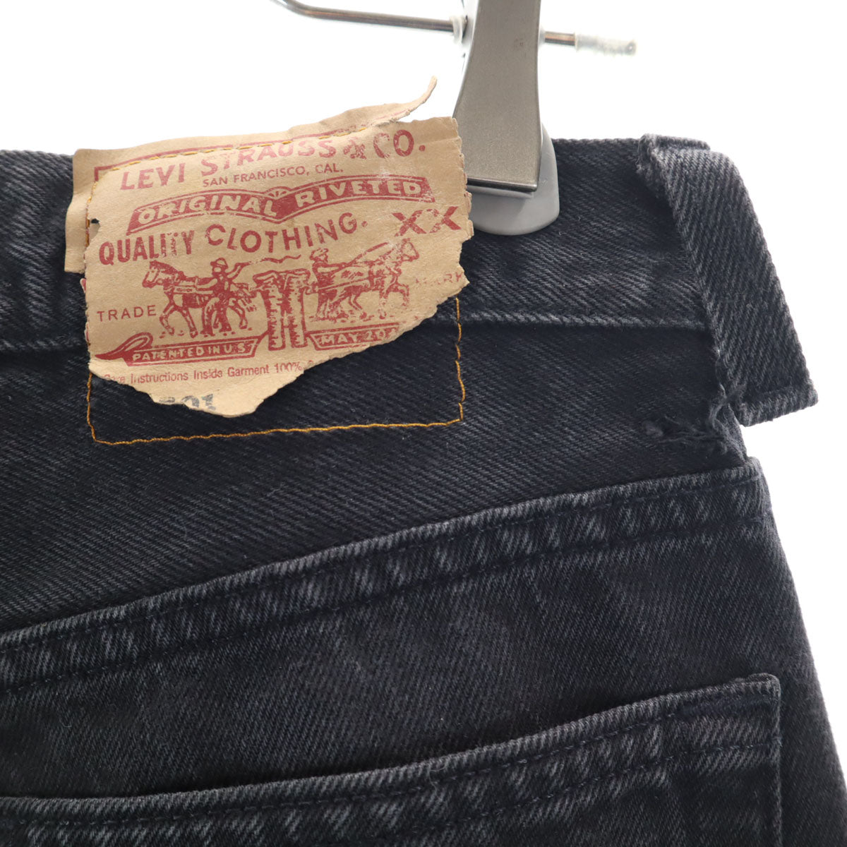 Levi's 90s 501 USA Made Straight Jeans Black Size W29