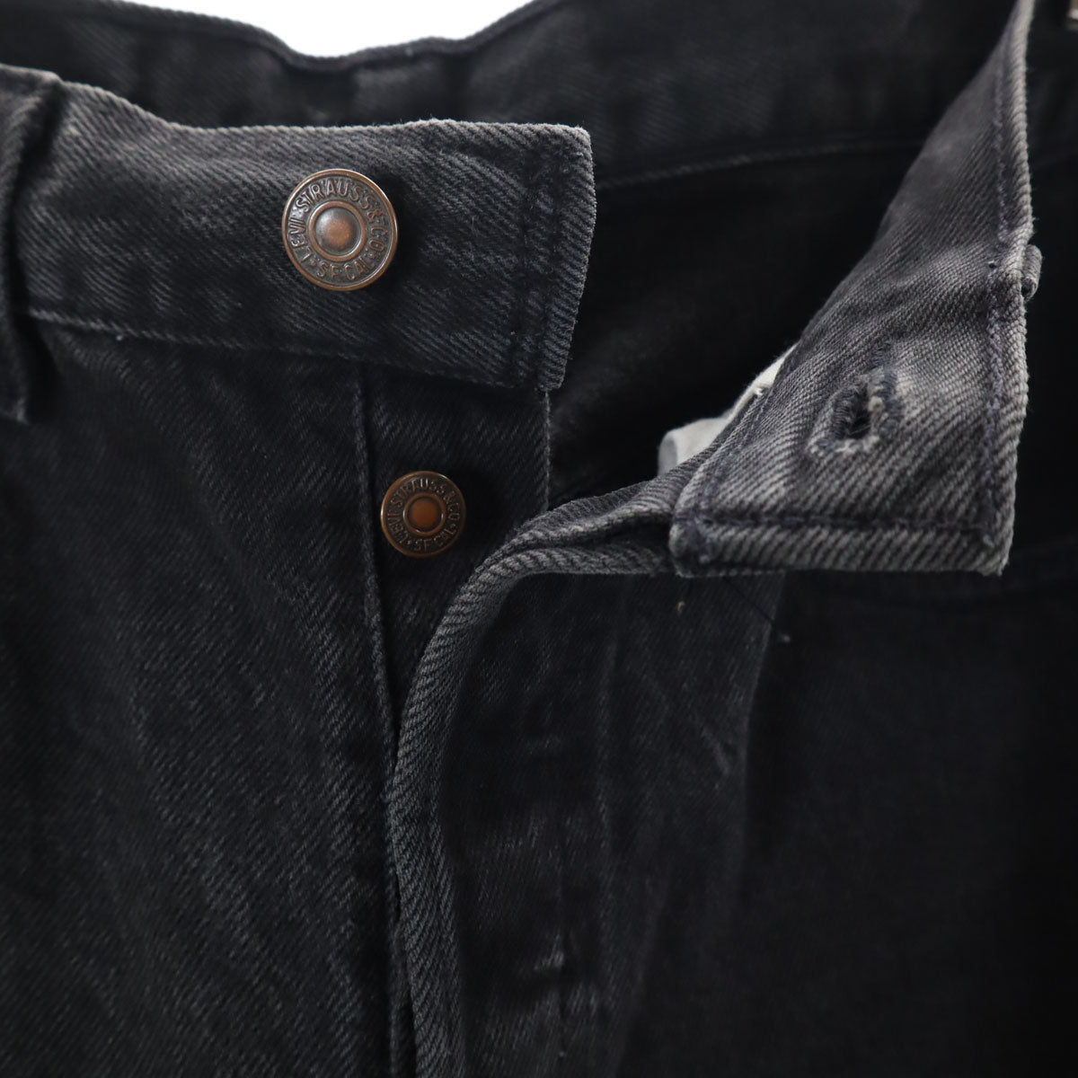 Levi's 90s 501 USA Made Straight Jeans Black Size W29