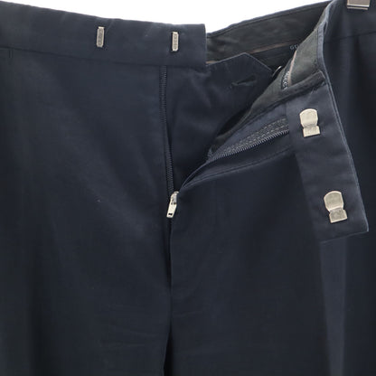 GUCCI Italian Cotton Pants Black Size 48
