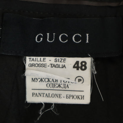 GUCCI Italian Cotton Pants Black Size 48