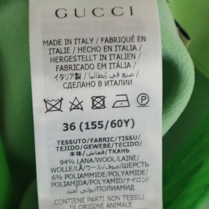 GUCCI Italian Corduroy Pants Light Green Size 36