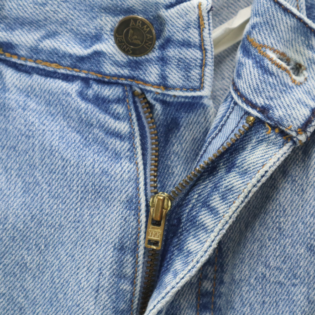 ARMANI JEANS 90s Italian Tapered Washed Denim Jeans Size W34
