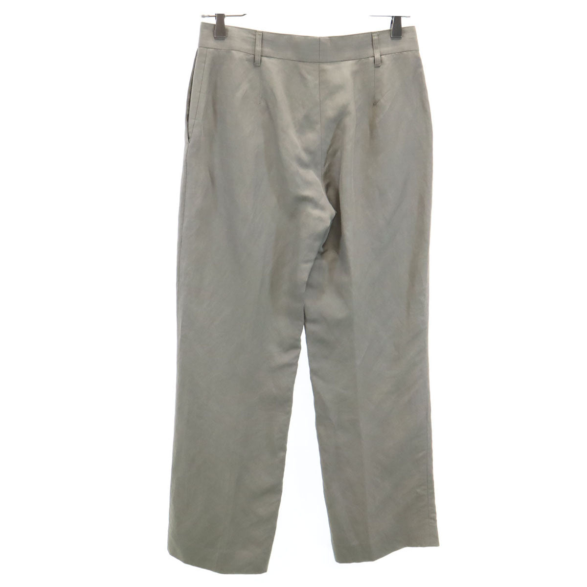 GIVENCHY Linen Blend Slacks Grey Brown Size 36