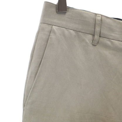 GIVENCHY Linen Blend Slacks Grey Brown Size 36