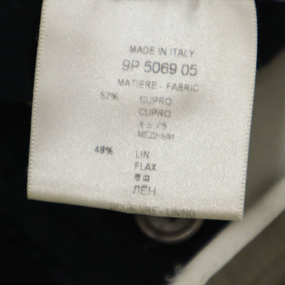 GIVENCHY Linen Blend Slacks Grey Brown Size 36