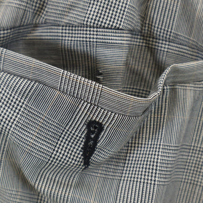 PRADA Hungarian Made Glen Check Slacks Gray Size 48R