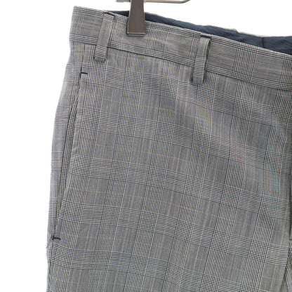 PRADA Hungarian Made Glen Check Slacks Gray Size 48R