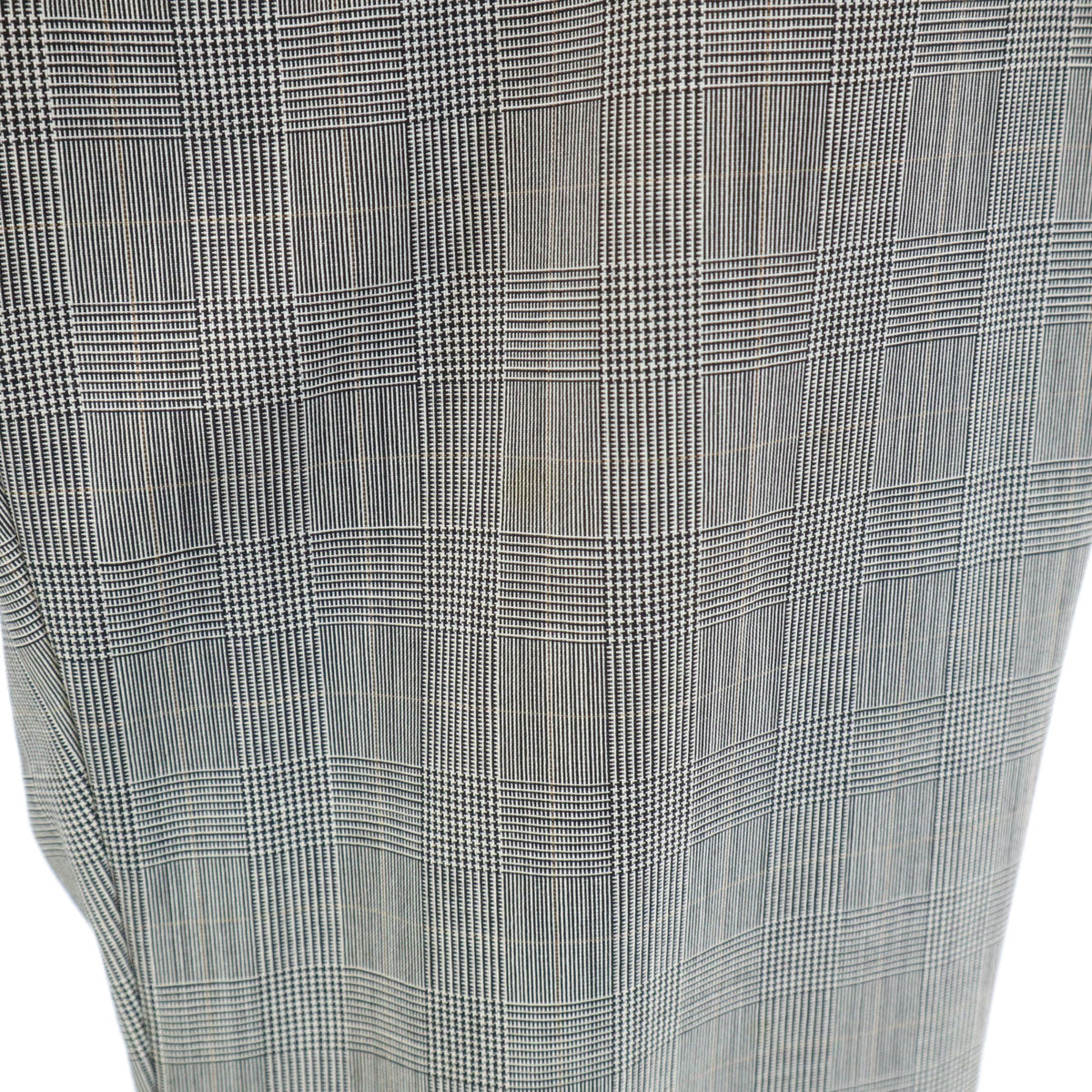 PRADA Hungarian Made Glen Check Slacks Gray Size 48R