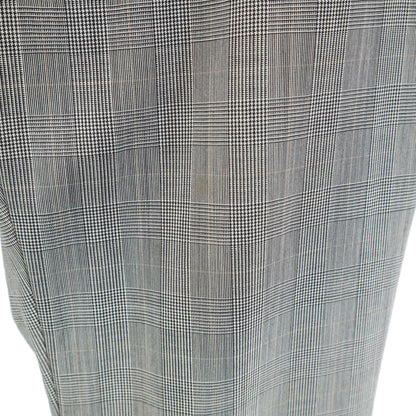 PRADA Hungarian Made Glen Check Slacks Gray Size 48R