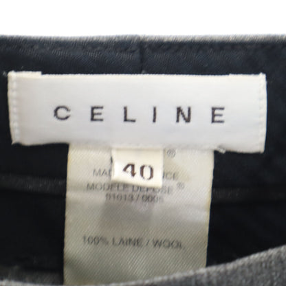 CELINE Slacks Pants Gray Size 40