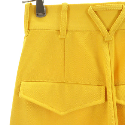 BOTTEGAVENETA Italian Yellow Wide Pants Size 34