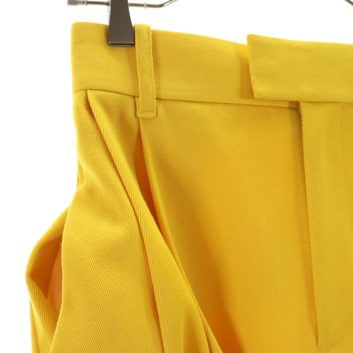 BOTTEGAVENETA Italian Yellow Wide Pants Size 34