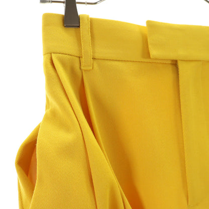 BOTTEGAVENETA Italian Yellow Wide Pants Size 34